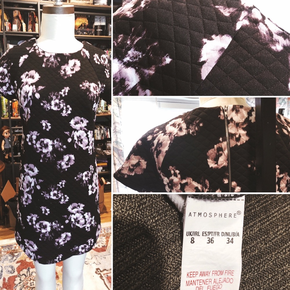 Cute Quilted Mini Dress